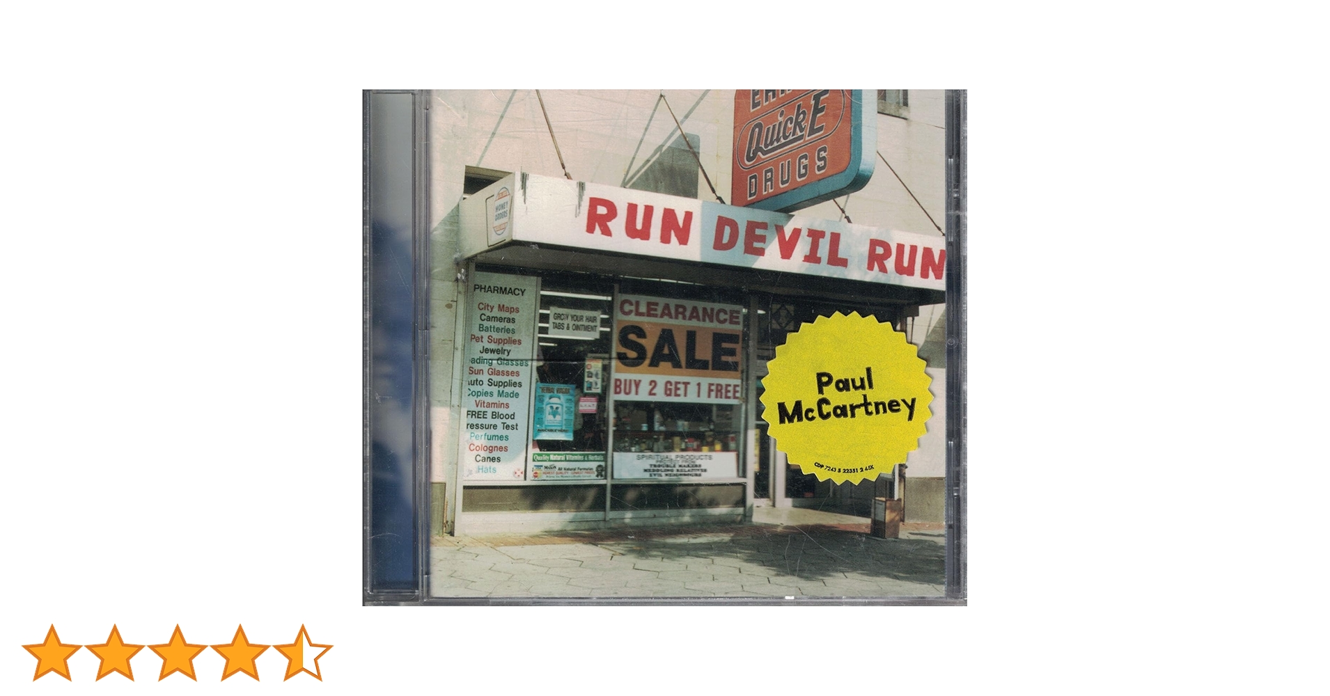 廃盤 Minidisc PAUL MCCARTNEY RUN DEVIL RUN 廃盤 Minidisc PAUL MCCARTNEY RUN DEVIL RUN